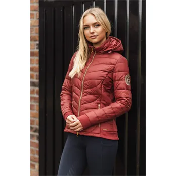 Dámská bunda Horze Shannon, cihlová - vel. 38