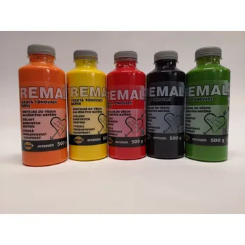 barva na zeď Barvy a laky Teluria s.r.o. Barva tónovací REMAL 500g Barva: 0610 banánová