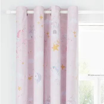 Sprchový závěs Dětský závěs 2 ks 168x183 cm Fairytale Unicorn – Catherine Lansfield ID_1611462