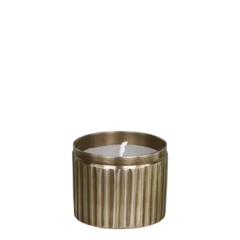 Svícen Chic Antique Bronzový svícen se svíčkou 4x5cm