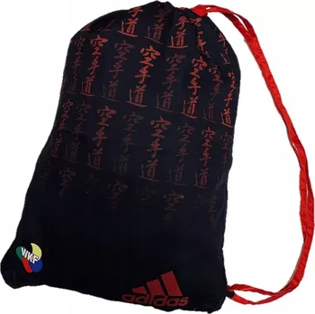 Sportovní batoh Y4443 ADIDAS BATOH VAK WKF Approved Saténový Batoh Černo/Červený 60X40
