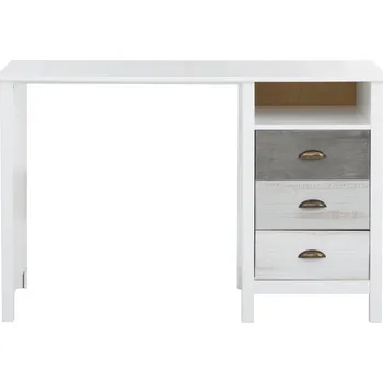 Psací stůl Bílo-šedý pracovní stůl Støraa Salva ID_1394783