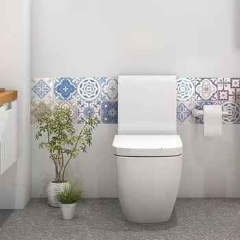 Samolepící dekorace Sada 24 dekorativních samolepek na stěnu Ambiance Honduras, 20 x 20 cm ID_1073604