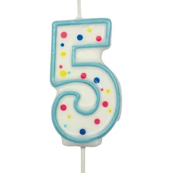 Dortová svíčka PME Dortová svíčka číslo modré – 5