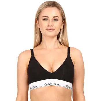 Podprsenka Dámská podprsenka Calvin Klein kojicí černá (QF6218E-001) XL QF6218E-001 Možnost vrácení zboží ZDARMA do 120 dnů!