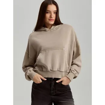 Dámská mikina Mikina s kapucí - XL - House - béžová - 722DM-08X