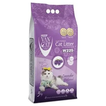 Podestýlka pro kočku Podestýlka Vancat stelivo bentonit Lavander 5kg