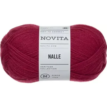 Příze Novita Nalle 523 Vínová (Ponožková příze Nalle Preiselbeere)