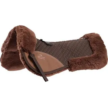 Podsedlová podložka Premier Equine, s beránkem - hnědá