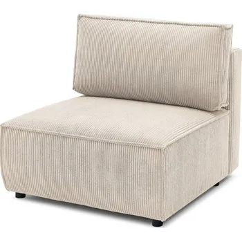 Pohovka Krémový manšestrový modul pohovky, středový díl Nihad modular – Bobochic Paris ID_1594224