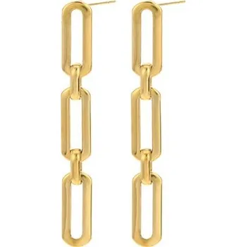 Náušnice Náušnice řetězové zlaté