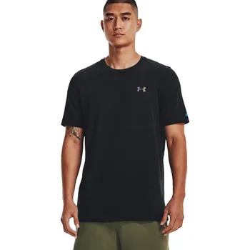 Pánské tričko Under Armour UA Rush Seamless Legacy SS-blk 1376781-001 M
