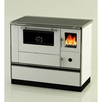 Sporák na tuhá paliva Sporák na tuhá paliva AlfaPlam ALFA 90 H DOMINANT bílý - levý