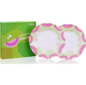 Talíř Retro 70. léta Melouny Sada 2 porcelánových talířů