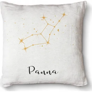 Dekorativní polštářek Dekorativní polštář s potiskem Premium 40x40 - Znamení zvěrokruhu Panna