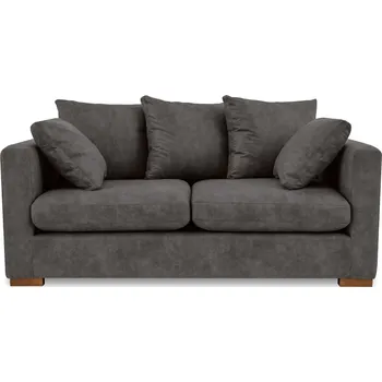 Pohovka Antracitová pohovka z imitace kůže 175 cm Hamburg – Scandic ID_1688572