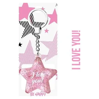 Set školních potřeb Brelok gwiazdka I love you!