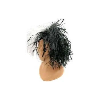 Karnevalový kostým Peruka czarno-biała