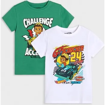 Dětská móda Sinsay - Sada 2&nbsp;triček Hot Wheels - vícebarevná - 140EJ-MLC - 140EJ-MLC-98