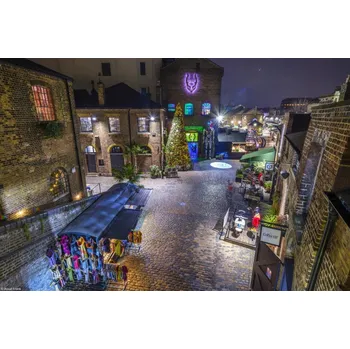 Obraz Plakát Noční trh Camden bez rámu 30 x 20 cm