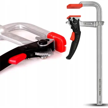 Truhlářská svěrka TRUHLÁŘSKÁ SVĚRKA 300x80mm SVAŘOVACÍ KOVANÁ SE ZÁPADKOU