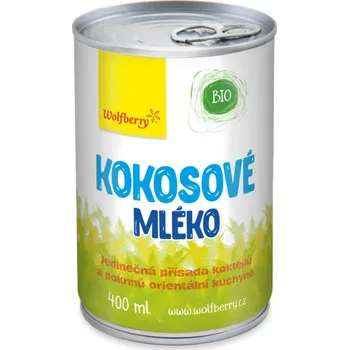Rostlinné mléko Wolfberry Kokosový nápoj BIO 400 ml