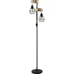 Stojací lampa v černé a přírodní barvě (výška 166,5 cm) TOWNSHEND 5 – EGLO ID_1724284
