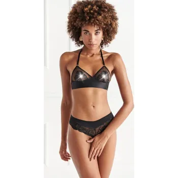 Dámské erotické kalhotky Tanga BRACLI VIENNA BRIEF černá PLUS - s kupónem KUP15 cena 933 Kč + extra diskrétní expedice