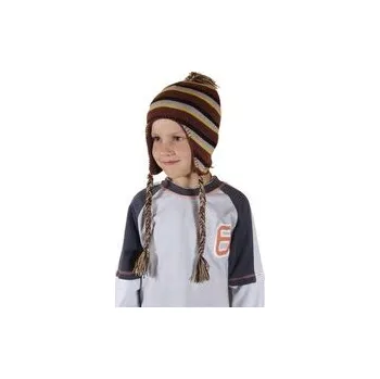 Čepice čepice pletená, Bugga, PD371, hnědá - 1/2let