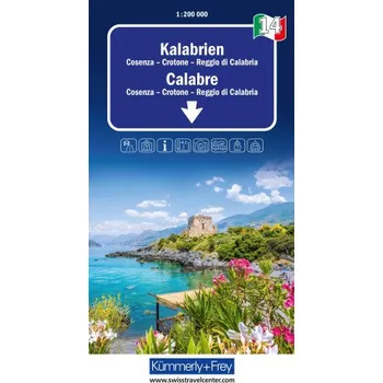 Kalabrien, Nr. 14, Regionalstrassenkarte 1:200'000 (NL)