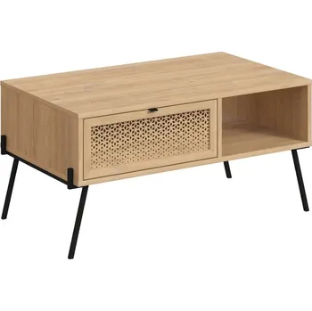 Konferenční stolek Konferenční stolek v dekoru dubu v přírodní barvě 60x100 cm Ecrin – Marckeric ID_1597902