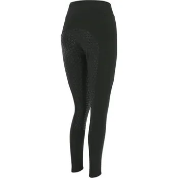 Jezdecké kalhoty Dámské zimní jezdecké leginy Equitheme, černé - vel. 32