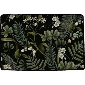 Rohožka Rohožka 45x75 cm White and Green Beauty – Butter Kings ID_1713146