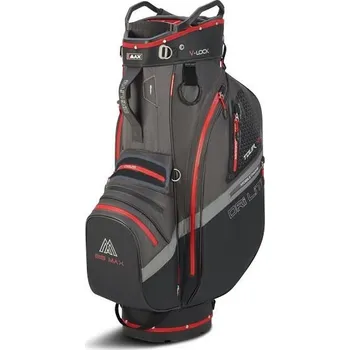 Golfový bag Big Max Dri Lite V-4 cart bag, šedo/černo/červený
