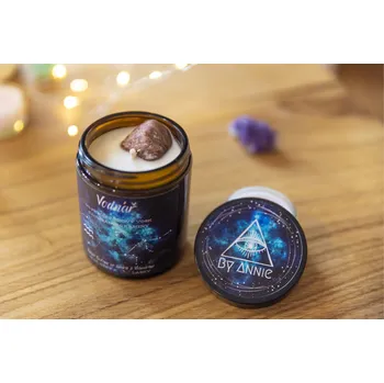 Samolepící dekorace By Annie Astrologická sójová svíčka Vodnář, 180ml