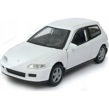 autíčko Honda Civic 1:34 -39 model Welly kovový bílý