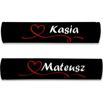 Návlek na bezpečnostní pás OBALY NA BEZPEČNOSTNÍ PÁSY 2 KS DÁREK VALENTÝN, VÝROČÍ