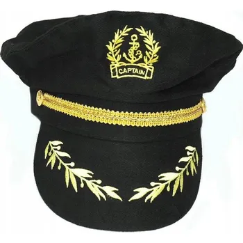 Čepice Kapitánská čepice Lux Černá