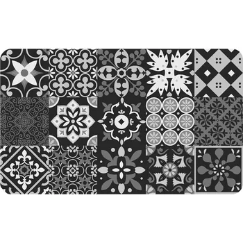 Rohožka Černý koberec z PVC 45x75 cm Salou – douceur d'intérieur ID_1698548