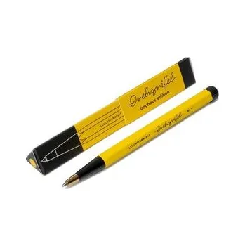 Drehgriffel Nr. 1 Lemon/Black Bauhaus Edition Ballpoint pen (Royal Blue ink)