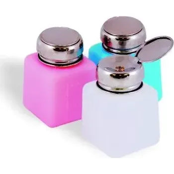 Chromový dávkovač s pumpičkou 120 ml bílá