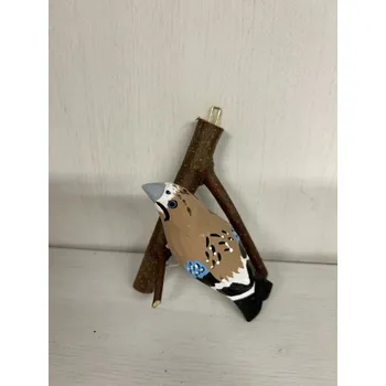 Dřevěná hračka Dřevotéka - Dřevěný ptáček na stromě - Sojka malá Dřevěný ptáček na stromě - Sojka malá