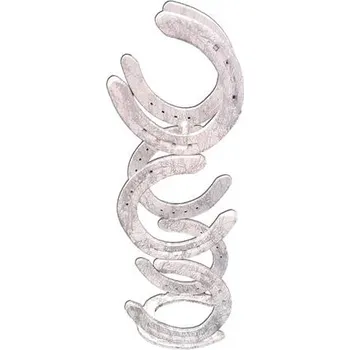 Gadget Stojan na víno 3 lahve, na výšku, ručně vyrobený - bílá+střední mramor