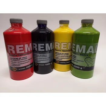 barva na zeď Barvy a laky Teluria s.r.o. Barva tónovací REMAL 1kg Barva: 0190 černá