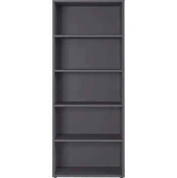 Knihovna Antracitová knihovna 80x197 cm Agenda – Germania ID_1606234