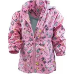 dívčí jarní/podzimní bunda s potiskem a kapucí, Pidilidi, PD1092-03, růžová - 104/110