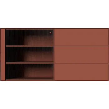 Knihovna Závěsná komoda v cihlové barvě 120x59 cm Edge by Hammel – Hammel Furniture ID_1583148