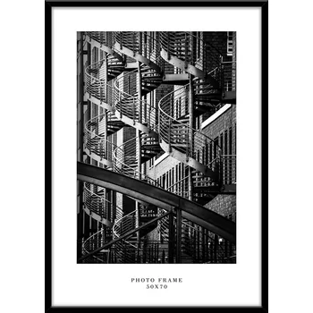 Rám na obraz Černý nástěnný rámeček Styler Floryda, 53 x 73 cm ID_1411733