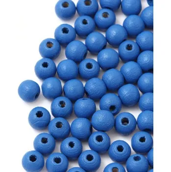 Korálek EU Korálek dřevěný 8mm modrá 842L