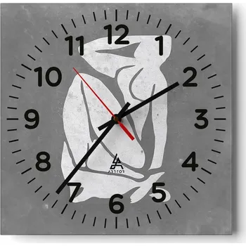 Hodiny Kuchyňské nástěnné hodiny 30x30 Minimalistické skleněné hodiny do obývacího pokoje Moderní tiché